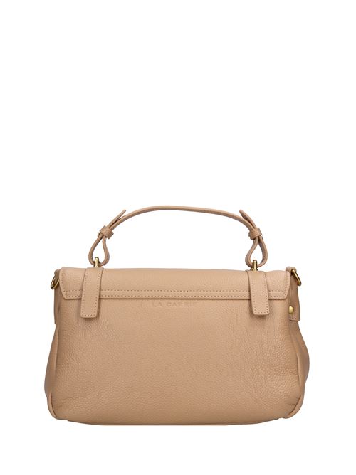 Borsa Atena  in pelle LA CARRIE | 142A-XM-810-TBLBEIGE